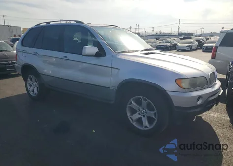 2001 BMW X5 4.4I z USA, uszkodzony, nr VIN WBAFB33501LH10612